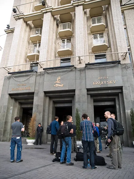 Fotograferna samlas i Kiev