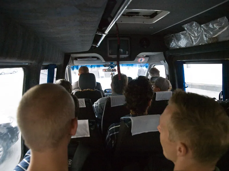 The Minibus Heading North